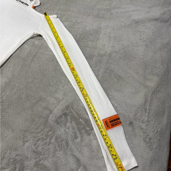 Heron Preston White Long Sleeve Top - Picture 6 of 12